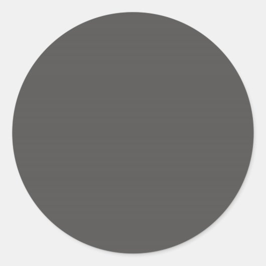 Sticker Rond Sticule rond gris charbon (Devant)