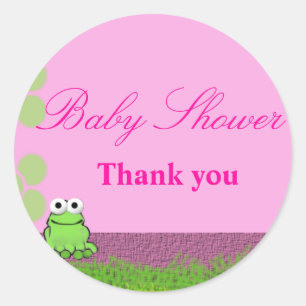 Sticker Rond stiker au baby shower