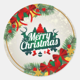 Sticker Rond stikers de chirismas 2023