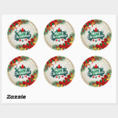 Sticker Rond stikers de chirismas 2023 (Feuille)