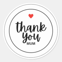Sticker Rond stikers merci maman
