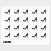 Sticker Rond Stiletto (Feuille)