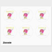 Sticker Rond Stimulateur de donut (Feuille)