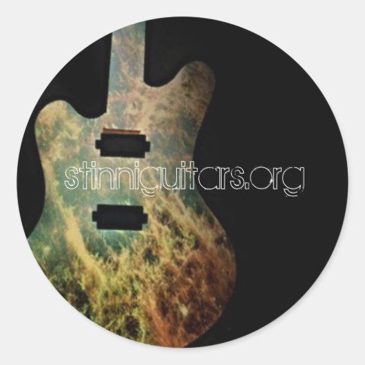 Sticker Rond stinniguitars.org (Devant)