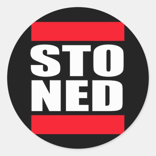 STICKER ROND STO NED (Devant)