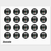 Sticker Rond Stock Trading Stock marché Stock Trader (Feuille)
