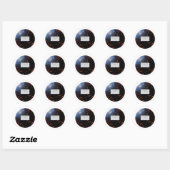 Sticker Rond Stockage terrestre presque complet (Feuille)