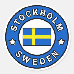 Sticker Rond Stockholm Suède
