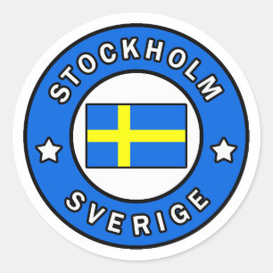 Sticker Rond Stockholm Suède