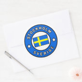 Sticker Rond Stockholm Suède (Enveloppe)