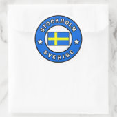 Sticker Rond Stockholm Suède (Sac)