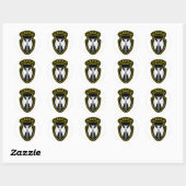 Sticker Rond Stofmarqueur SPETSNAZ Brigade à usage spécial (Feuille)