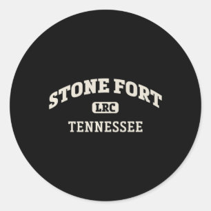 Sticker Rond Stone Fort College Style Rock Escalade Area Design