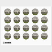 Sticker Rond Stonehenge (Feuille)