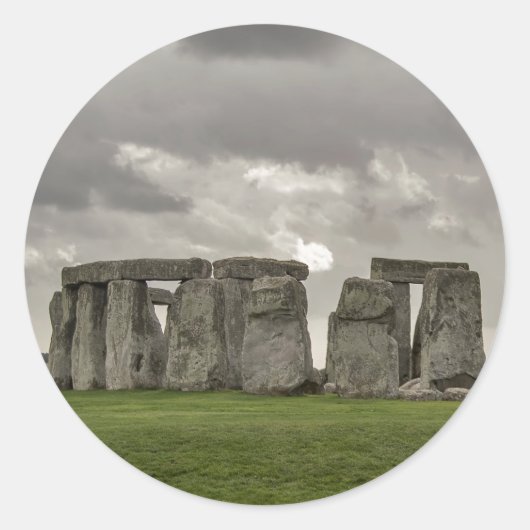 Sticker Rond Stonehenge (Devant)