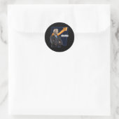 Sticker Rond Stonks Surreal Mèmes Drôle Stock (Sac)