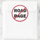 Sticker Rond Stop Road Rage (Sac)
