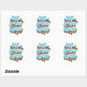 Sticker Rond stopkillingyaself 02_2f (Feuille)