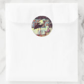 STICKER ROND STORK BÉBÉ GARÇON DOUCHE 3 (Sac)