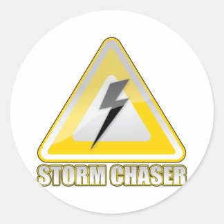 Sticker Rond Storm Chaser Lightning 2