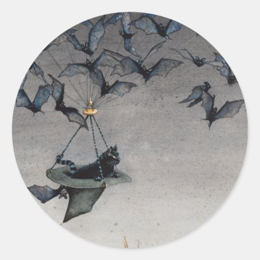 Sticker Rond Straight on Till Morning (Devant)