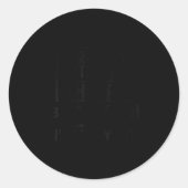 Sticker Rond Straight Outta Shape But Btch I'm Tryin Funny Work (Devant)