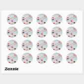 Sticker Rond Stratégie (Feuille)