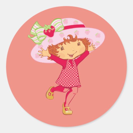 Sticker Rond Strawberry (Devant)