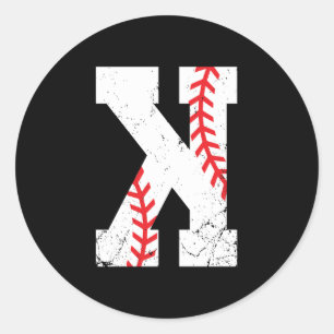 Sticker Rond Strikeout K