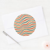 Sticker Rond Striped (Enveloppe)