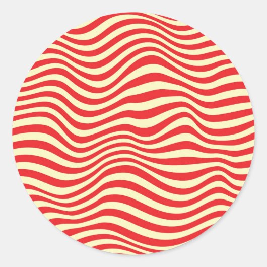 Sticker Rond Striped background (Devant)