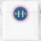 Sticker Rond Stripes & Monogrammes| Monogram Shop (Sac)