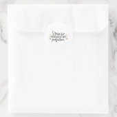 Sticker Rond Strive for progress (Sac)