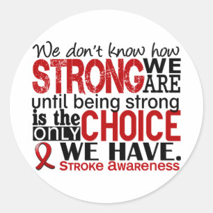 Sticker Rond Stroke Comme Nous Sommes Forts