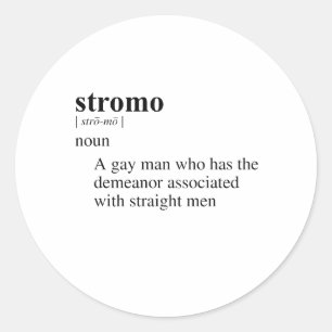 STICKER ROND STROMO