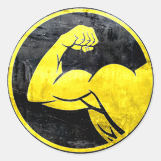 Sticker Rond StrongHands ステッカー オリジナル