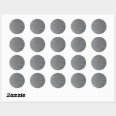 Sticker Rond Structure du ciment (Feuille)