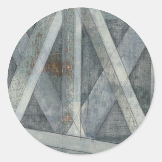 Sticker Rond Structure industrielle | Pont (Devant)