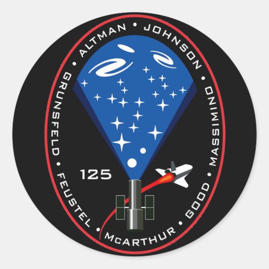 STICKER ROND STS-125 (Devant)