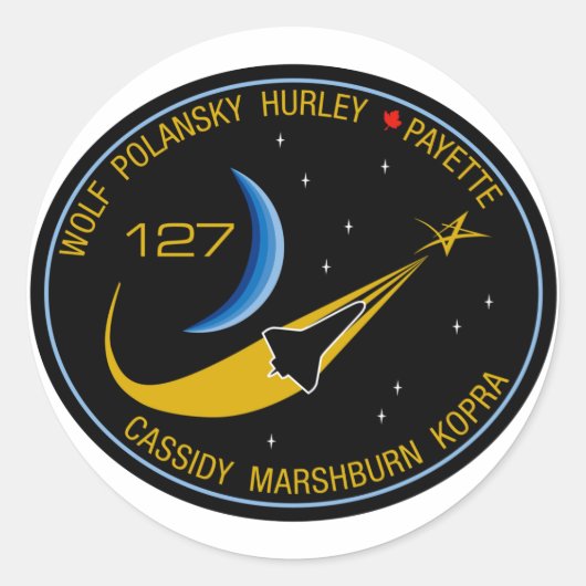 STICKER ROND STS-127 (Devant)