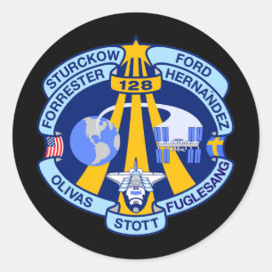 STICKER ROND STS-128