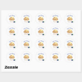 Sticker Rond Stud Muffin (Feuille)