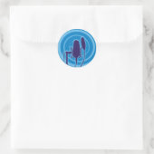 Sticker Rond Studio microphone (Sac)