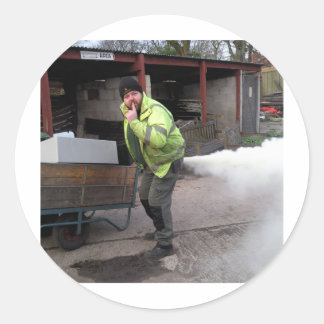 Sticker Rond Stu's erm FART lol