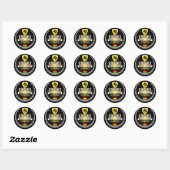 Sticker Rond Stuttgart (Feuille)