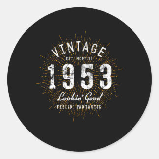 Sticker Rond Style 1953
