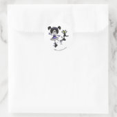 Sticker Rond Style Ballerina Goth (Sac)
