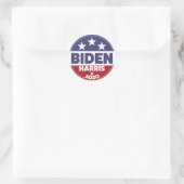 Sticker Rond Style Biden Harris 2020 Bouton (Sac)
