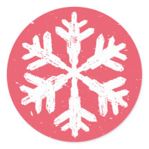 Style Chalboard Snowflake Noël carte Seal