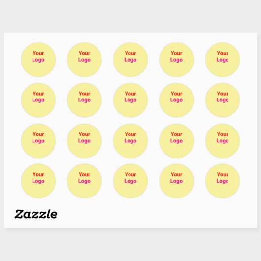 STICKER ROND STYLE CHIC SIMPLE MINIMAL MODERNE ÉLÉGANT (Feuille)